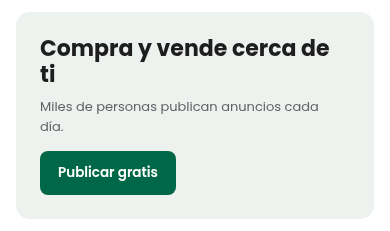 Toca «Publicar gratis»