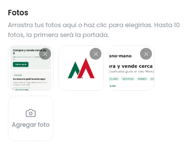 Sube buenas fotos